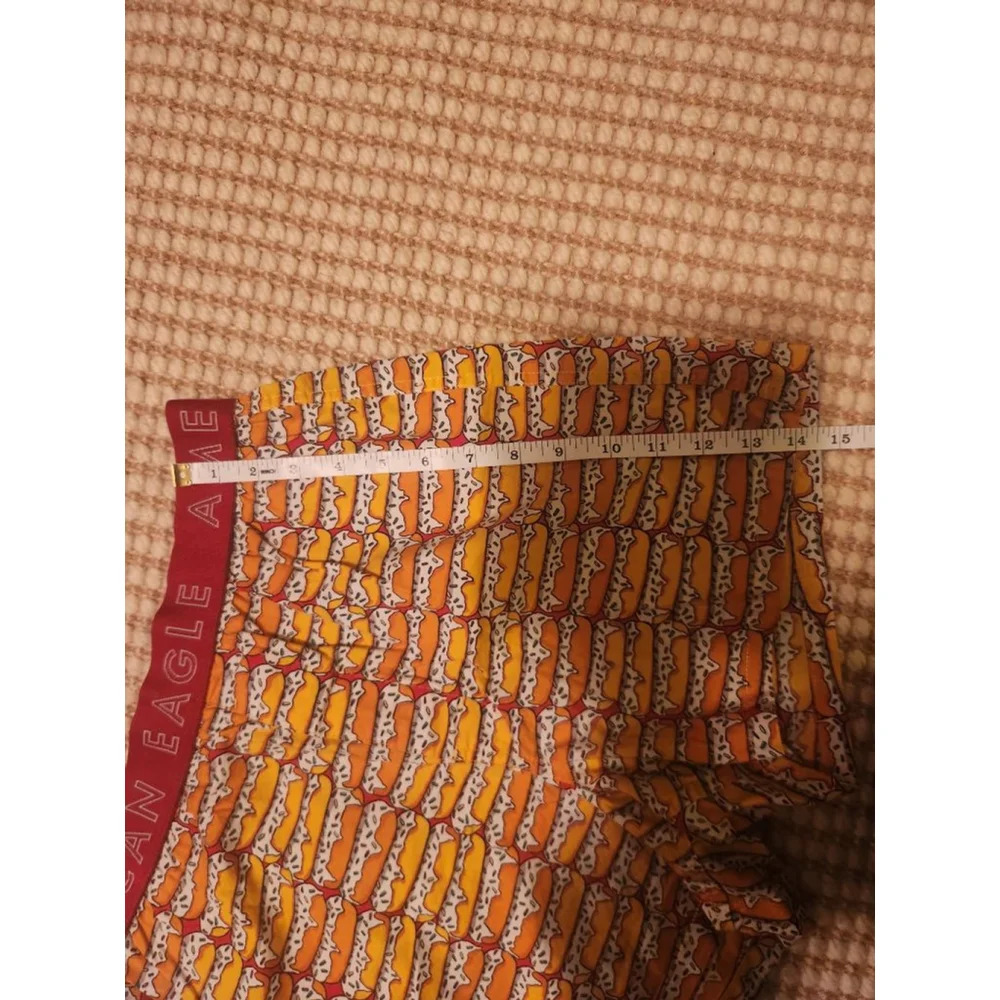 Men's American Eagle Orange Donut Print Boxers S - Picture 5 of 7